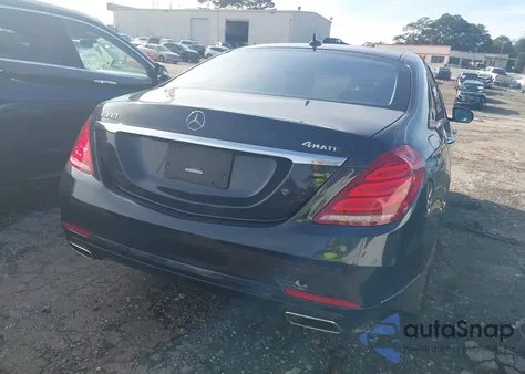 2015 Mercedes-Benz S 550 4Matic из США, поврежденный, VIN WDDUG8FB4FA188759